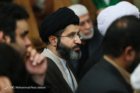 مراسم ترحیم آیت الله هاشمی شاهرودی در مسجد اعظم قم