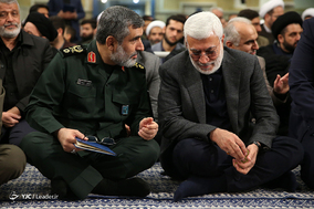 مراسم بزرگداشت آیت‌الله هاشمی شاهرودی در حسینیه امام خمینی