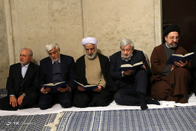 مراسم بزرگداشت آیت‌الله هاشمی شاهرودی در حسینیه امام خمینی