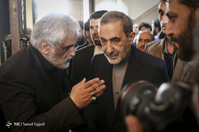 حضور علی اکبر ولایتی، رئیس هیئت امنای دانشگاه آزاد اسلامی در مراسم یادبود جانباختگان حادثه دانشگاه آزاد