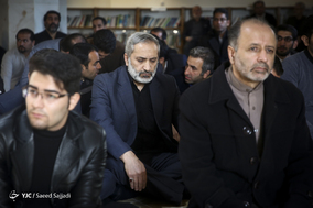 سردار محمدرضا یزدی، فرمانده سپاه حضرت محمد رسول‌الله(ص) تهران در مراسم یادبود جانباختگان حادثه دانشگاه آزاد