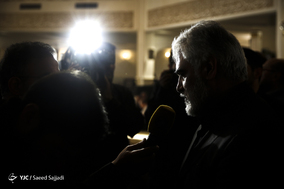محمد مهدی طهرانچی، رییس دانشگاه آزاد اسلامی در مراسم یادبود جانباختگان حادثه دانشگاه آزاد