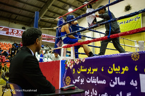 مسابقات بوکس قهرمانی جوانان کشور در رشت