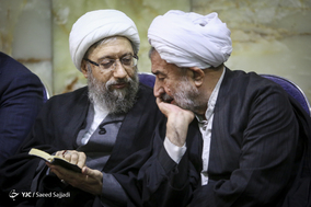 آیت الله صادق آملی لاریجانی، رئیس قوه قضاییه در مراسم بزرگداشت آیت الله هاشمی شاهرودی