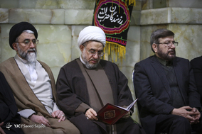 آیت الله محسن اراکی، دبیرکل مجمع جهانی تقریب مذاهب اسلامی در مراسم بزرگداشت آیت الله هاشمی شاهرودی