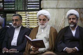 حجت الاسلام غلامحسین محسنی اژه ای، سخنگوی قوه قضاییه در مراسم بزرگداشت آیت الله هاشمی شاهرودی