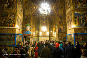 کلیسا وانک اصفهان در استانه سال نو میلادی
