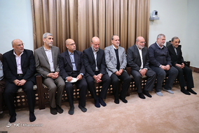 دیدار دبیرکل جنبش جهاد اسلامی فلسطین و هیئت همراه با رهبر معظم انقلاب