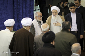 آیت الله محمدعلی موحدی کرمانی نایب رئیس مجلس خبرگان رهبری در نماز جمعه تهران - ۱۴ دی ۱۳۹۷