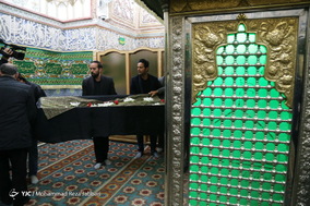 تشییع پیکر والده فرمانده کل ارتش در قم