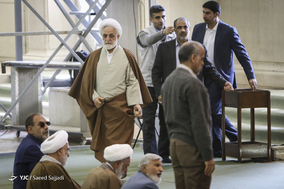 حجت الاسلام غلامحسین محسنی اژه ای، سخنگوی قوه قضاییه در نماز جمعه تهران - ۲۱ دی ۱۳۹۷