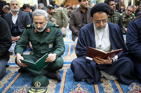 مراسم ترحیم والده عبدالرحیم موسوی فرمانده کل ارتش