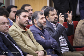 سید مسعود شجاعی طباطبایی، مدیر مرکز هنرهای تجسمی حوزه هنری در اختتامیه اولین جشنواره «شاهدان حقیقت»