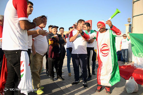 حاشیه دیدار فوتبال ایران و عراق