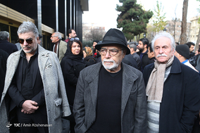 تشییع پیکر مرحوم حسین محب‌اهری