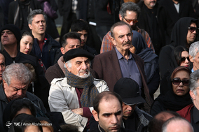 تشییع پیکر مرحوم حسین محب‌اهری