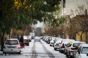 بارش شدید باران و تگرگ در تهران