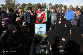 مراسم دومین سالگرد شهدای آتش‌نشان حادثه پلاسکو