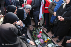 مراسم دومین سالگرد شهدای آتش‌نشان حادثه پلاسکو