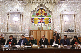 دیدار اعضای ستاد شورای عالی هماهنگی تبلیغات اسلامی با رئیس مجلس