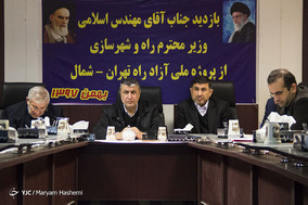 بازدید وزیر راه و شهرسازی از پروژه 
