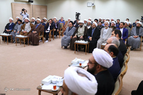دیدار مسئولان دفتر تبلیغات اسلامی حوزه علمیه قم با رهبر معظم انقلاب