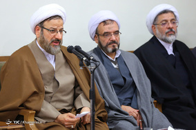 دیدار مسئولان دفتر تبلیغات اسلامی حوزه علمیه قم با رهبر معظم انقلاب