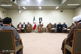 دیدار مسئولان دفتر تبلیغات اسلامی حوزه علمیه قم با رهبر معظم انقلاب