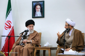 دیدار مسئولان دفتر تبلیغات اسلامی حوزه علمیه قم با رهبر معظم انقلاب