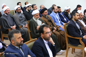 دیدار مسئولان دفتر تبلیغات اسلامی حوزه علمیه قم با رهبر معظم انقلاب