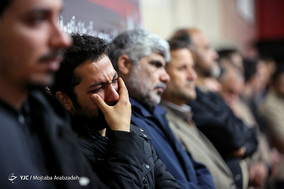 مراسم تشییع مرحوم محمد مهر آئین