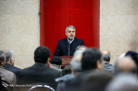 مراسم تشییع مرحوم محمد مهر آئین