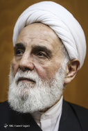 حجت‌الاسلام علی‌اکبر ناطق نوری در مراسم تشییع پیکر مرحوم محمدنبی حبیبی