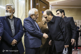 حضور اسدالله بادامچیان، عضو شورای مرکزی حزب موتلفه اسلامی در مراسم تشییع پیکر مرحوم محمدنبی حبیبی