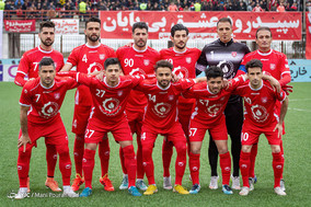 دیدار تیم‌های فوتبال سپید رود و پرسپولیس
