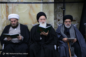 مراسم چهلمین روز ارتحال آیت‌الله هاشمی‌شاهرودی در قم