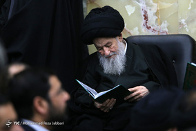 مراسم چهلمین روز ارتحال آیت‌الله هاشمی‌شاهرودی در قم