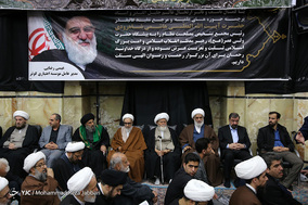مراسم چهلمین روز ارتحال آیت‌الله هاشمی‌شاهرودی در قم