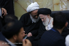 مراسم چهلمین روز ارتحال آیت‌الله هاشمی‌شاهرودی در قم