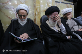 مراسم چهلمین روز ارتحال آیت‌الله هاشمی‌شاهرودی در قم