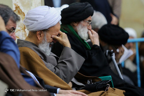 مراسم چهلمین روز ارتحال آیت‌الله هاشمی‌شاهرودی در قم