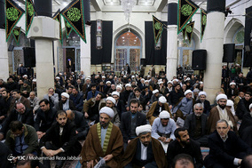 مراسم چهلمین روز ارتحال آیت‌الله هاشمی‌شاهرودی در قم