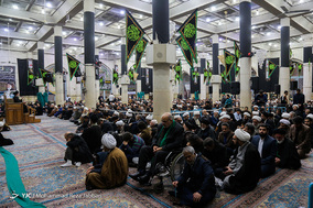 مراسم چهلمین روز ارتحال آیت‌الله هاشمی‌شاهرودی در قم