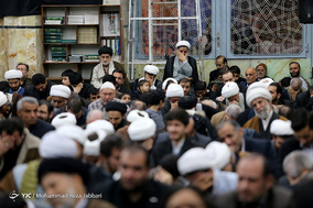 مراسم چهلمین روز ارتحال آیت‌الله هاشمی‌شاهرودی در قم