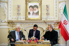 دیدار وزیر امور خارجه سوریه با علی لاریجانی