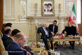 دیدار وزیر امور خارجه سوریه با علی لاریجانی