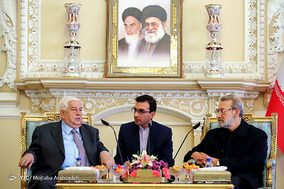دیدار وزیر امور خارجه سوریه با علی لاریجانی