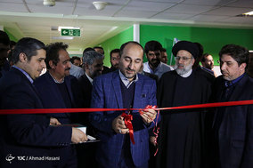 آيين افتتاح سایت تولیدکننده شرکت سامان داروی هشتم و بخش هاي جديد بيمارستان فوق تخصصي رضوي