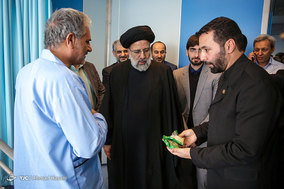 آيين افتتاح سایت تولیدکننده شرکت سامان داروی هشتم و بخش هاي جديد بيمارستان فوق تخصصي رضوي