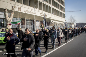 دسته عزاداری بسیجیان شهرداری تهران